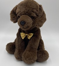 FAO Schwarz Brown Chocolate Lab Puppy Dog 12  Plush Stuffed Animal