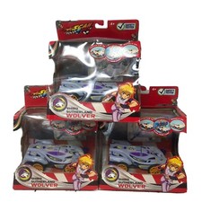 SCAN 2go Action Figure Set colletable SLAZOR Wolver FALGOR Leopatra NUOVO SIGILLATO