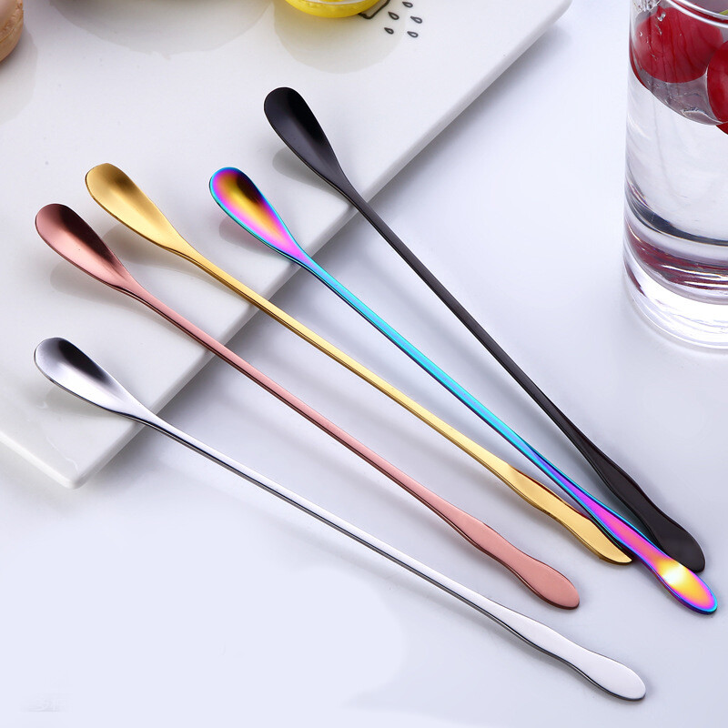 Teaspoon Shovel Stainless Steel Tableware Spoon Coffee Ice Cream Dessert Spo