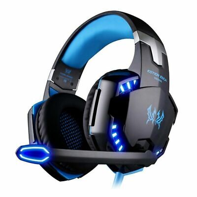 3.5mm Gaming Headset MIC LED Headphones for PC Mac Laptop PS4 Xbox