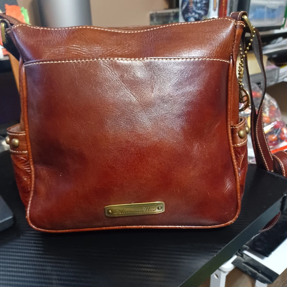 Cartera de cuero American West - estampado de guepardo Foto 4 de 4