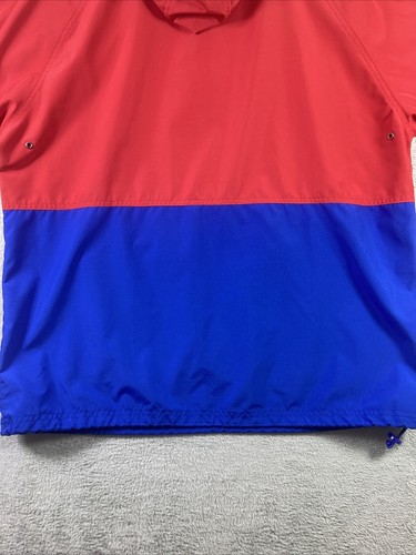 Charles River Apparel Windbreaker Jacket Adult Medium Colorblock Hooded Pullover - Picture 17 of 17