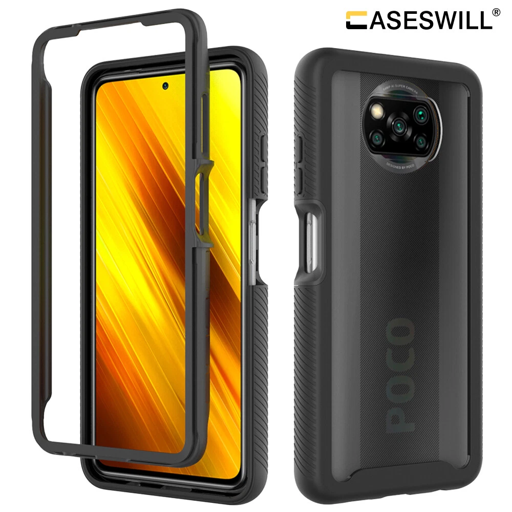 For Xiaomi Poco X3 NFC X3 Pro Case Full-Body shockproof Cover + 