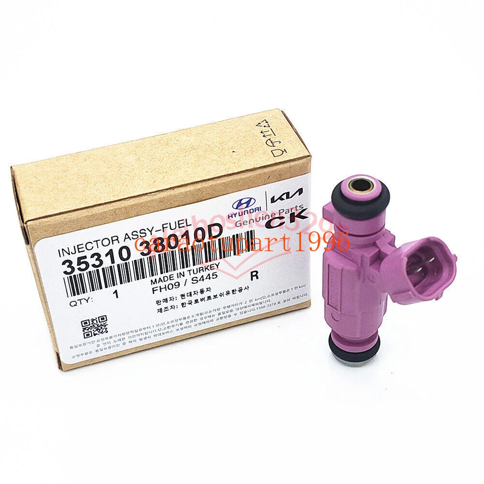 Injetor de combustível 6X fabricante de equipamento original 35310-38010D para 1998-2006 Hyundai Kia - Imagem 3 de 4