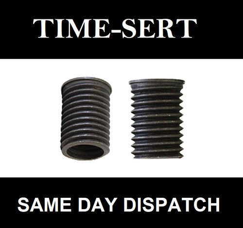 Time Sert M14x1 5 Time-Sert M10 X 1.5 X 24.5mm BMW Head Bolt Inserts - 15 Pack Carbon Steel Time Sert M6 - Foto 7