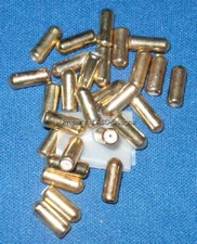 12pcs Gold Plated Bullet Pin Clutch / Barrel Stick Pin Ends 6653