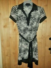 Chaps Black & White Dress Womens Size M