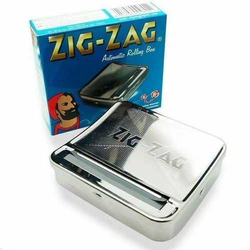 Automatic Rolling Machine Tin Box Metal Roller Cigarette Tobacco Roll Up - Picture 2 of 7