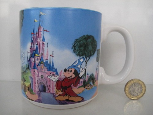 VINTAGE OFFICIAL WALT DISNEY TEA COFFEE MUG BOXED 1992 EURO OPENING MADE JAPAN - Picture 3 of 9