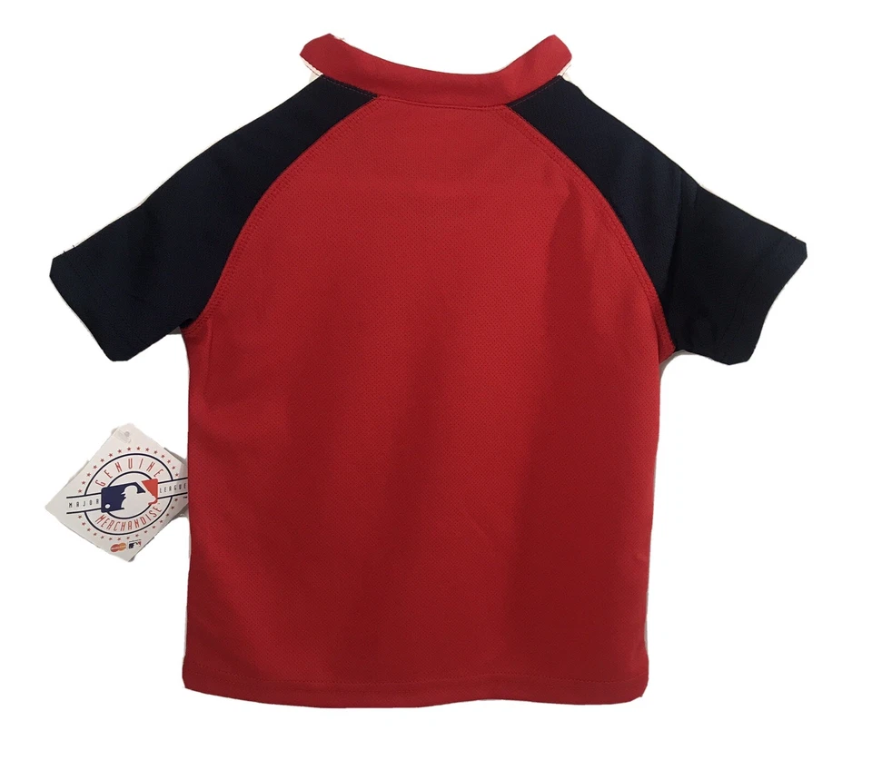 Toddle MLB Los Angles ANGELS Red Baseball Jersey Shirt SIZE 3T Toddle Baby - Image 4 of 4