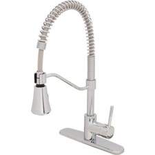 Seasons Westwind Spring Kitchen Faucet Commercial Deck Pre Rinse Chrome