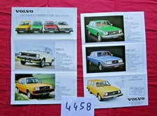 N°4458 /  VOLVO dépliant gamme france série 66.343.240.260.245