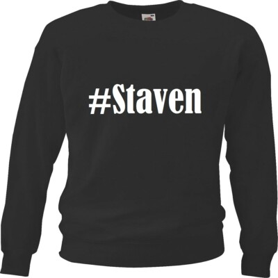 Sweatshirt Sweater #Staven für Damen Herren und Kinder versch. Farben