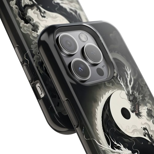 Yin Yang Dragon Handyhülle, Magnetische Tough Hüllen zum Schutz, Geschenk für Drachen - Bild 48 von 134