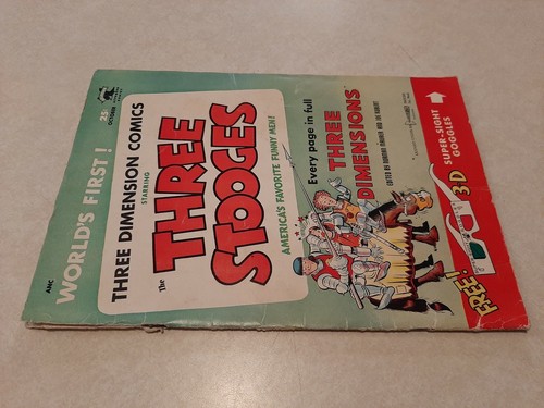 1953 The Three Stooges 3-D Comics No. 2 GD Shelf K5 - Picture 2 of 4