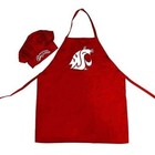 Washington State Cougars Team Apron & Chef Hat Combo