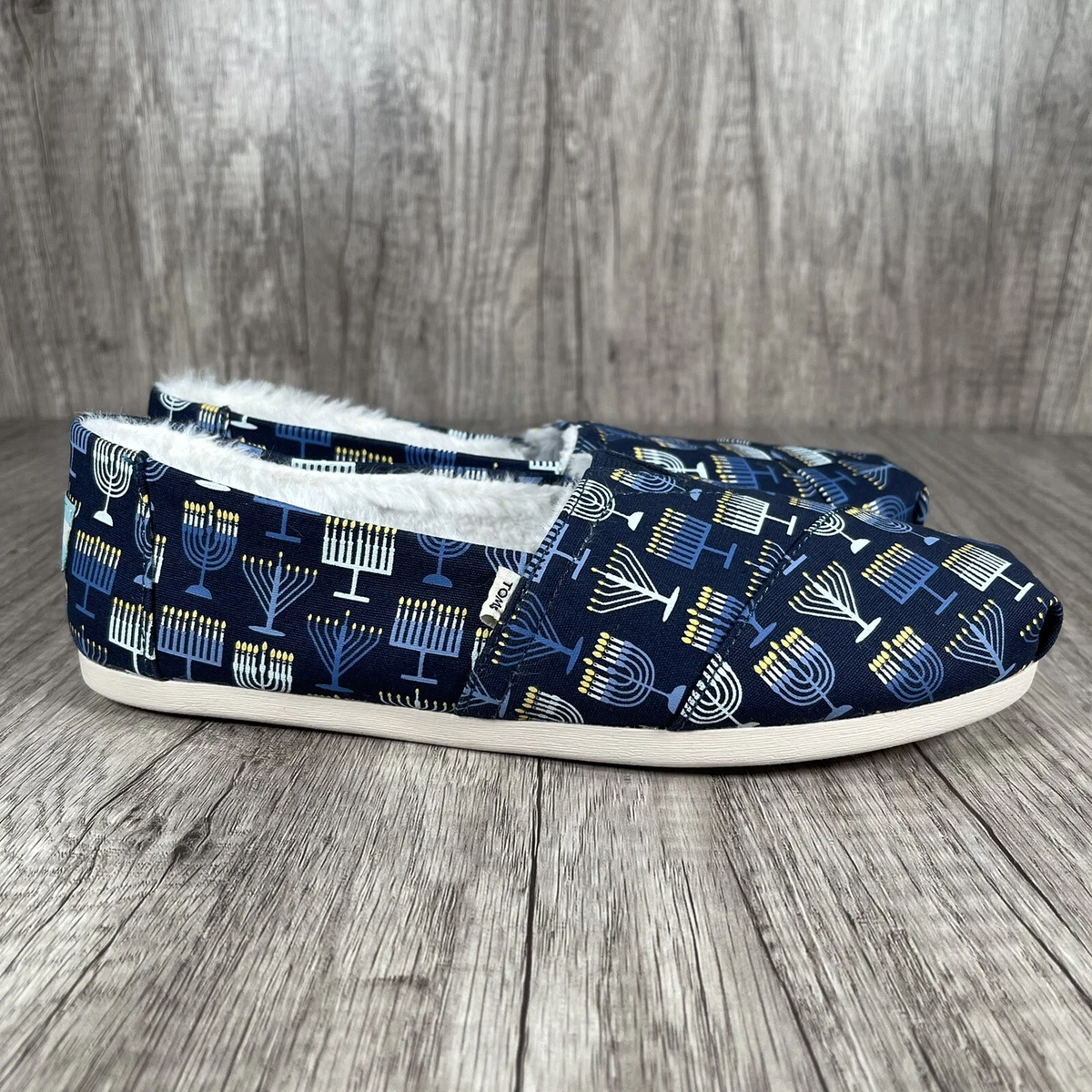 Toms shop navy shoes