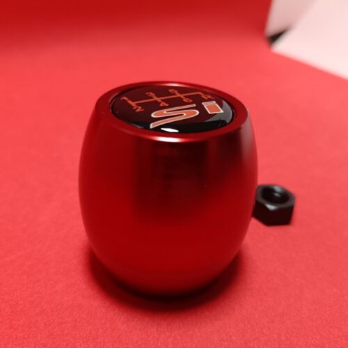 RED WEIGHTED SI 6S JDM SPORT SHIFT GEAR KNOB for CIVIC MKX MK9 MK8 ACCORD COUPE - Picture 3 of 6