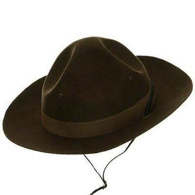Drill Sergeant Mountie Hat - Wool 