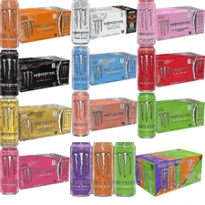 Monster Energy Ultra, Sugar Free Energy Drink, 16Ounce,Pack of 15, Select Flavor