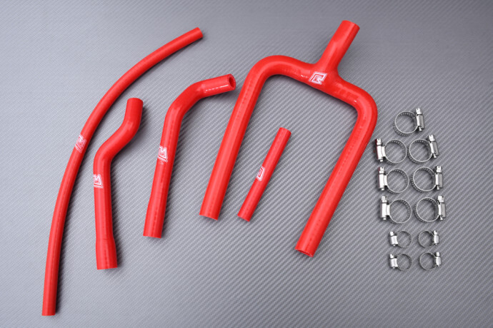Tuyaux de radiateur en silicone rouge anti-éclatement pour GASGAS 250GP