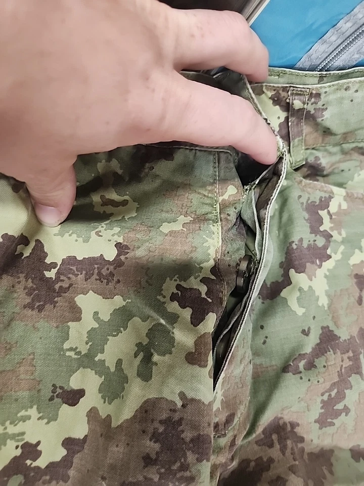 Camo Cargo BDU Hunting Pants Youth Size 12  - Image 3 of 4