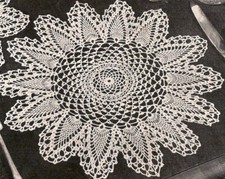 Vintage Crochet Centerpiece Doily 39 PATTERN ONLY