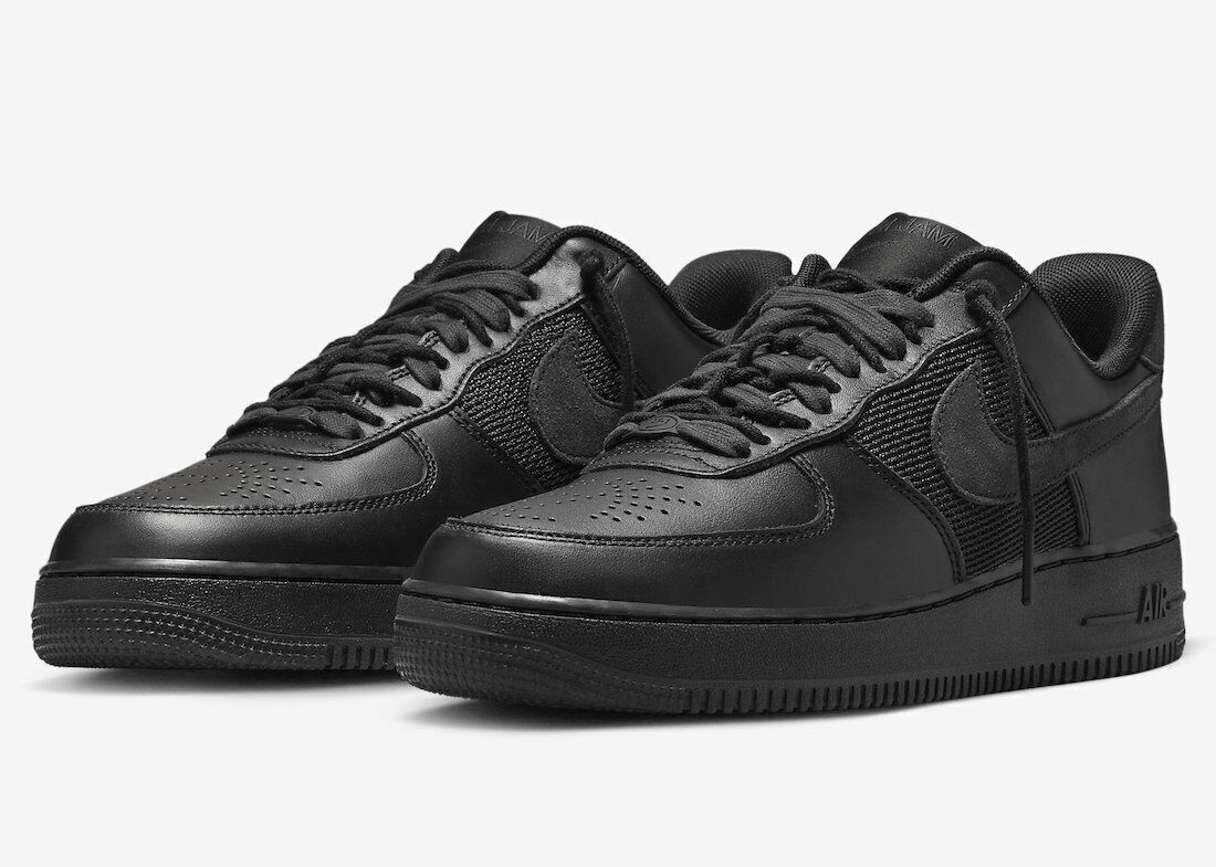 NEW Nike AF1 Air Force 1 Low SP Slam Jam Black Off Noir Men's