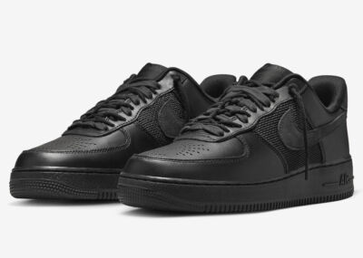 Nike Air Force 1 ブラックスニーカー NEW Nike AF1 Air Force 1 Low SP Slam Jam Black Off Noir Men's