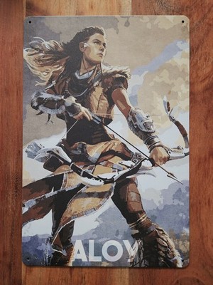 Blechschild 20x30 Cm Horizon Forbidden West Eloy Gaming Deko Schild Neu