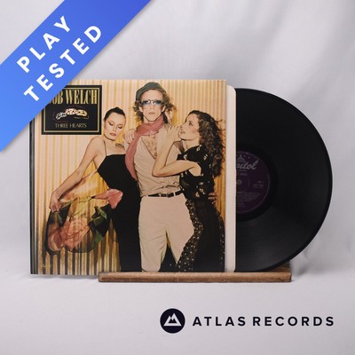 Bob Welch Three Hearts LP Album Vinyl Record EA-ST 11907 Capitol Records - EX/EX