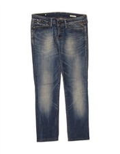 REPLAY Damen Jennpez Slim Jeans W28 L26 blau Baumwolle CP53