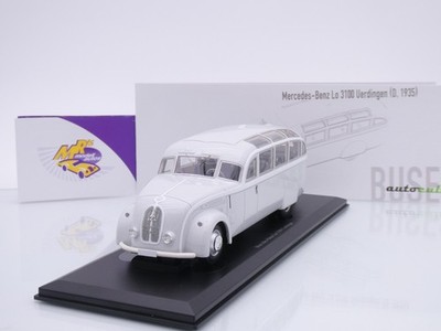 Autocult 10015-1 # Mercedes-Benz Lo 3100 Uerdingen Bus Bj. 1935 '' grau '' 1:43