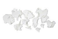 Bauernhof Papiertiere Basteln Kinder Tiere Papier Diy