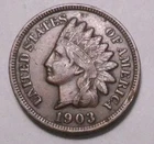 1903 Indian Head Cent Penny - IHC -  BETTER GRADE - Not Stock Photos