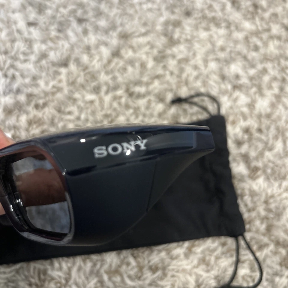 Sony 3D Active Shutter Glasses TDG-PJ1 with Dust Bag Model HU0673A - Image 4 of 4