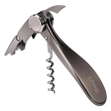 CHEER MODA Professional Corkscrew Wine Bottle Opener with Beer Opener