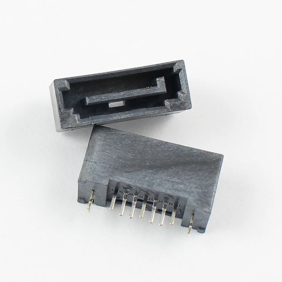 5Pcs Sata Type A 7 Pin Straight DIP Male Adapter Connector For Hard Drive HDD - Image 4 of 4