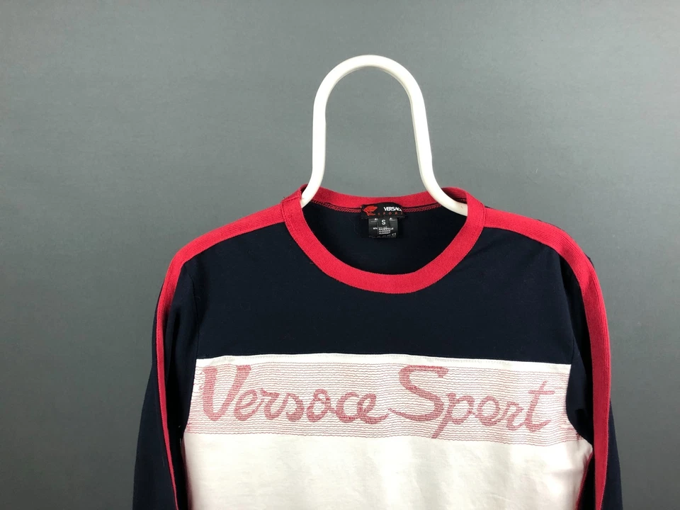Sudadera deportiva para hombre Versace talla S algodón multicolor Foto 3 de 4