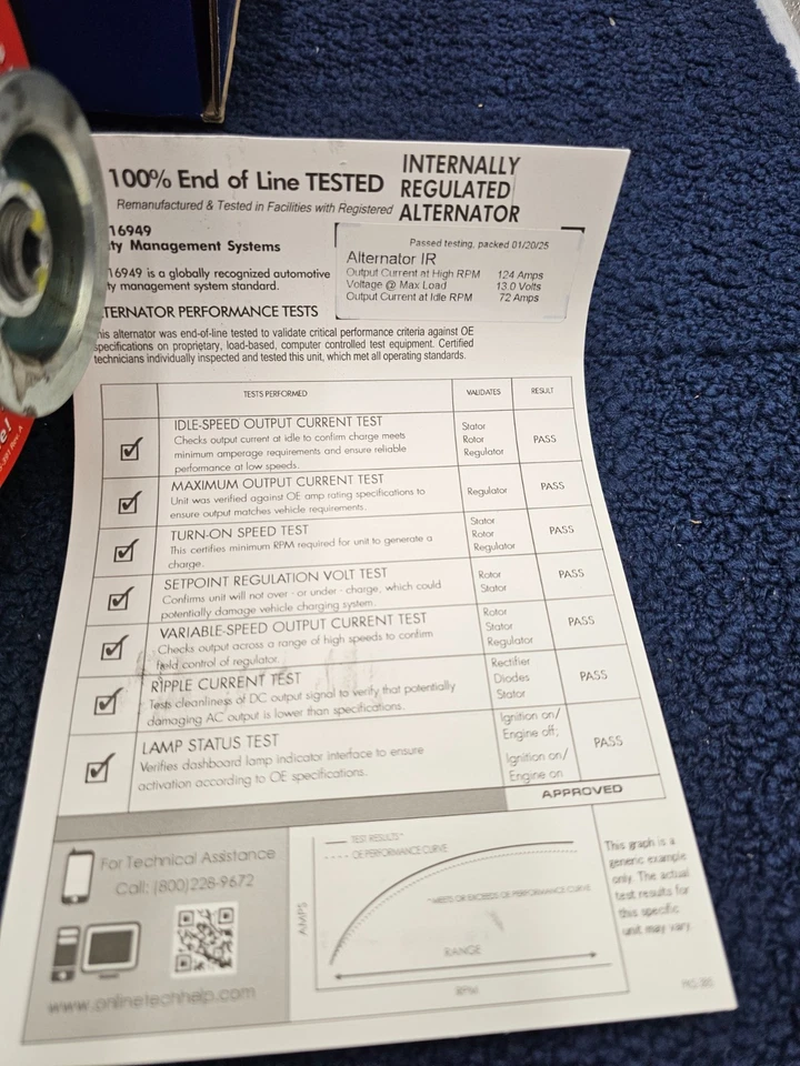 Alternador para Hummer H1 1996-2004, 2006 8203-5A reman Foto 2 de 4