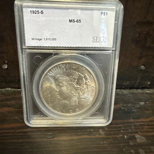 1925 S Peace Silver Dollar Bu