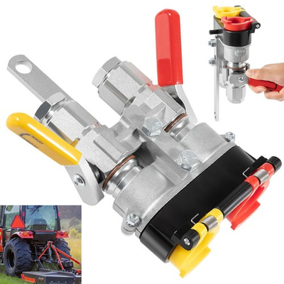 #ad #ad 9500 4 For Pioneer Hydraulic Break Away Coupler Kit Agricultural Tractor Clamp $248.39