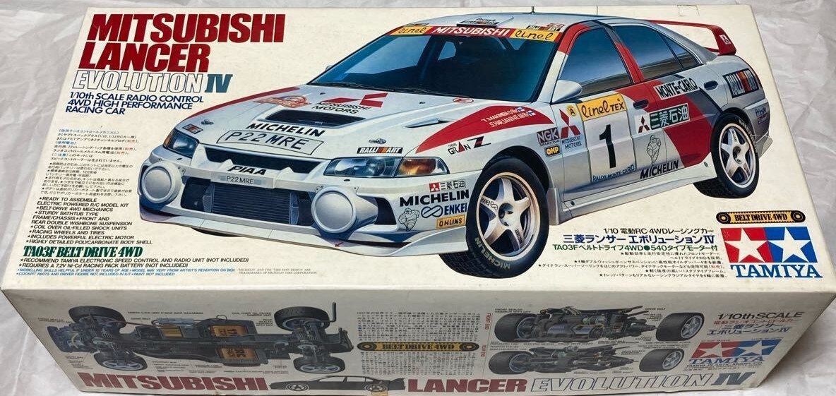 タミヤ RC 三菱 レーシングランサー 1/10 4WD ラジコン LED取付