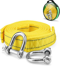 Abschleppseil 4M für PKW und Auto - 5 Tonnen (11.000 Lbs) Zugkraft - Mit Aufbewa