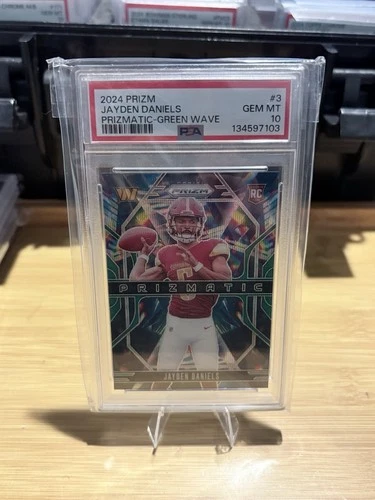 2024 Select Jayden Daniels Prizmatic Green Wave  Gem Mint 10