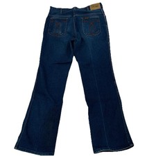 Vintage Long Haul Jeans Measures 35x31 Blue Denim Made in USA Distressed