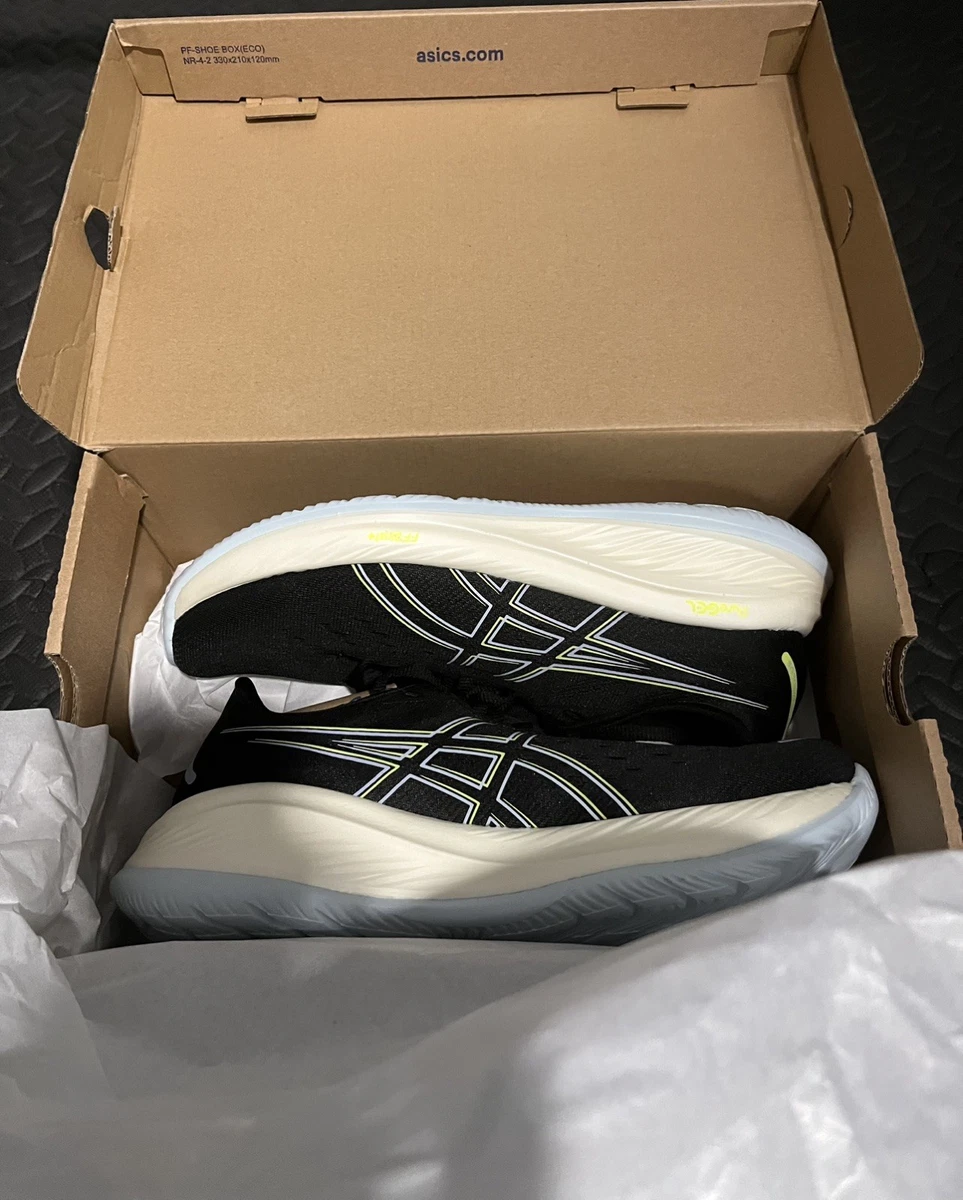 ASICS GEL-Cumulus 26 Black Safety Yellow 1011B793-006 Men\'s Size 10.5 Shoes Buy Asics Gel Cumulus 26 2E Wide  main image 4