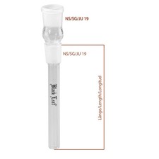 Black Leaf Chillums, Steckchillums für 18,8 & 14,5er Schliff verschiedene Längen