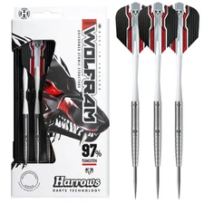 Harrows Wolfram - Steel Tip Darts - 97% Tungsten - 23g