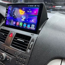 Für Mercedes Benz C-Klasse W204 S204 Android 15 Autoradio Carplay GPS 2G+64GB